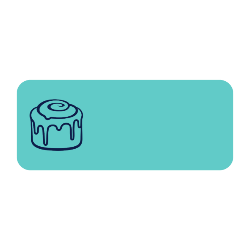 Cinnabon Nametag with Pin - 12 Pk Thumbnail