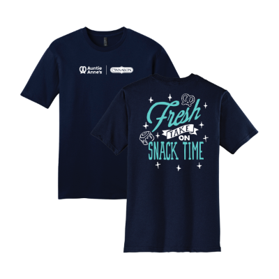 AA + CB Co-Brand Tee - Fresh Take on Snack Time - New