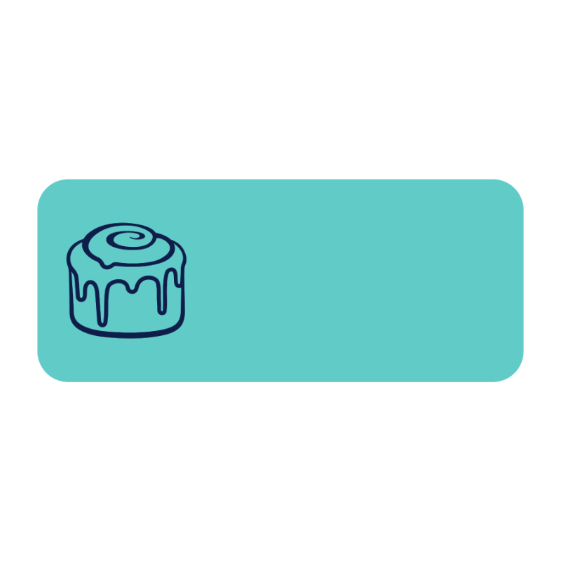 Cinnabon Nametag with Pin - 12 Pk